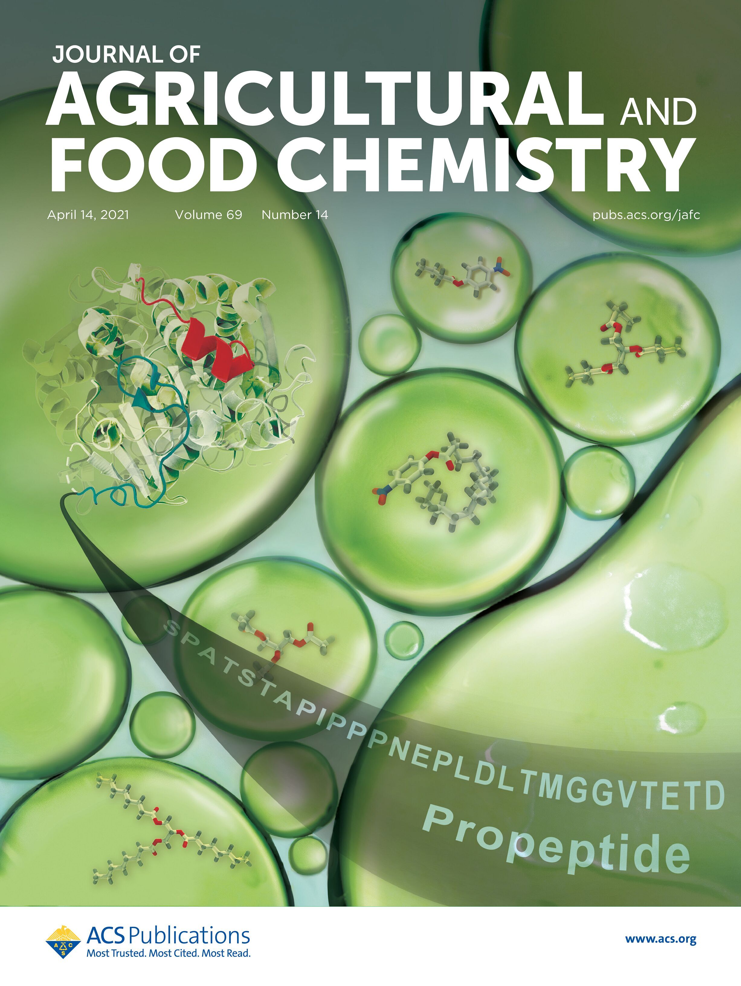 近日,我研究室在农林科学领域国际顶级(top)期刊美国化学学会期刊
